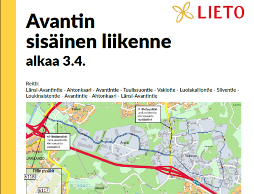 Tiedoksi Avantin alueen yrityksille!